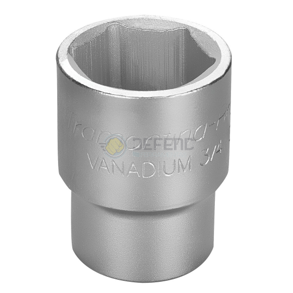 Soquete Sextavado em Aço Cromo Vanádio 34 mm - Encaixe 3/4" Tramontina PRO 44861134