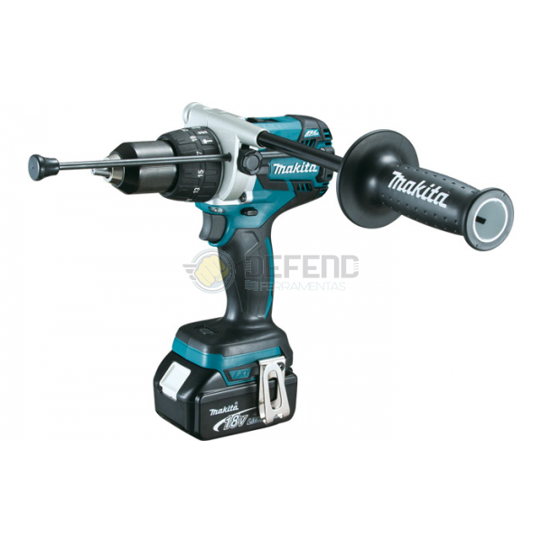 PARAFUSADEIRA/FURADEIRA DE IMPACTO À BATERIA 18V MAKITA - DHP481RTE