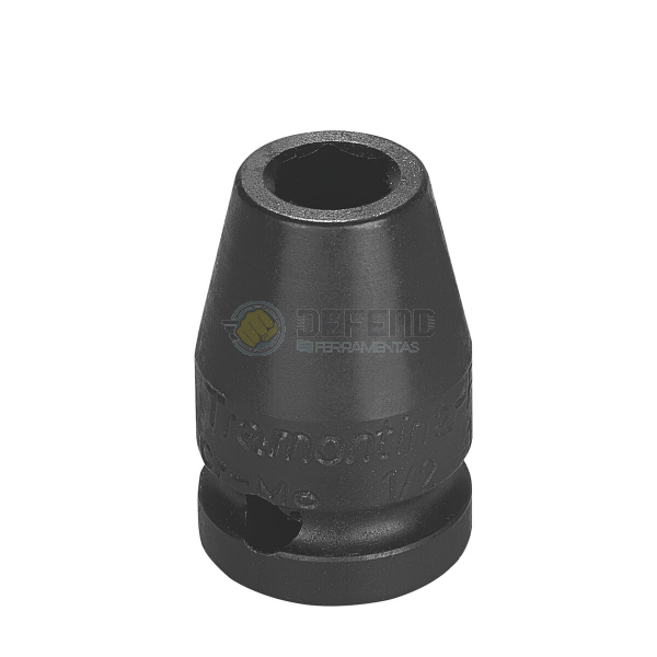 Soquete de Impacto Sextavado em Aço Cromo Molibdênio 10 mm - Encaixe 1/2'' Tramontina PRO 44880110