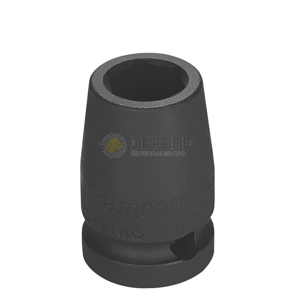 Soquete de Impacto Sextavado em Aço Cromo Molibdênio 18 mm - Encaixe 1/2'' Tramontina PRO 44880118
