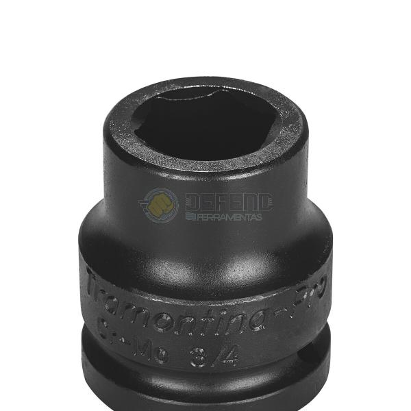 Soquete de Impacto Sextavado em Aço Cromo Molibdênio 26 mm - Encaixe 3/4'' Tramontina PRO 44890126