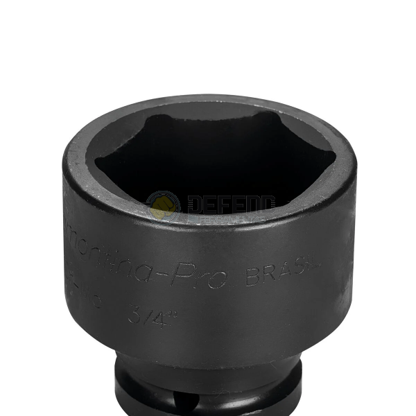 Soquete de Impacto Sextavado em Aço Cromo Molibdênio 41 mm - Encaixe 3/4'' Tramontina PRO 44890141