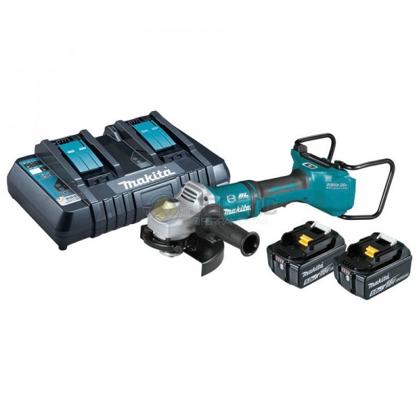 ESMERILHADEIRA ANGULAR 180MM BATERIA 18V MAKITA - DGA701PT2