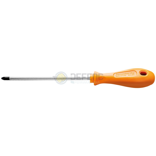Chave de Fenda Ponta Cruzada em Aço Cromo Vanádio 5x200 mm (3/16x8") Tramontina PRO 44135023