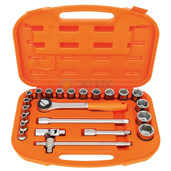 Maleta com Soquetes Xtractor Plus e Acessórios 1/2" Milímetros - 23 Peças Tramontina PRO 44851223