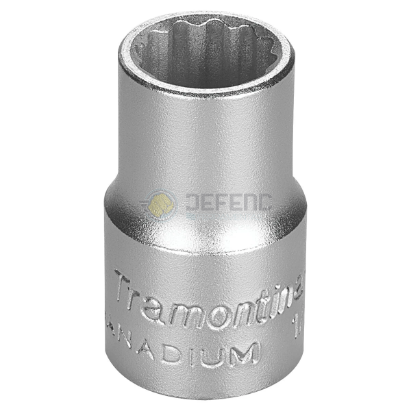 Soquete Estriado em Aço Cromo Vanádio 14 mm - Encaixe 1/2" Tramontina PRO 44833114