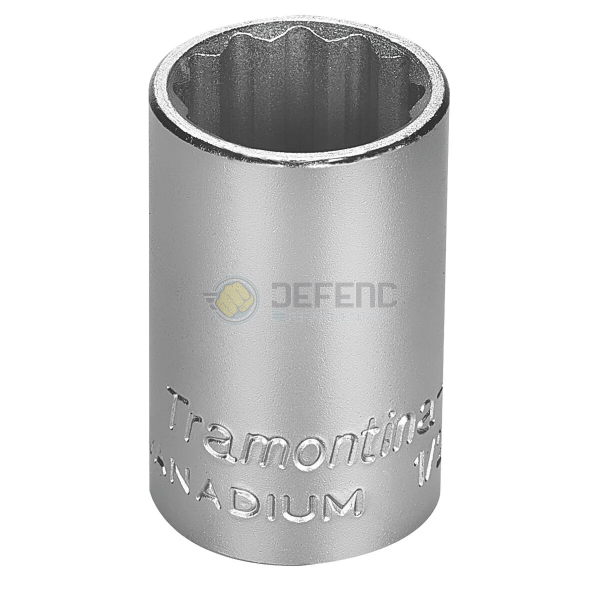 Soquete Estriado em Aço Cromo Vanádio 11/16" - Encaixe 1/2" Tramontina PRO 44834107