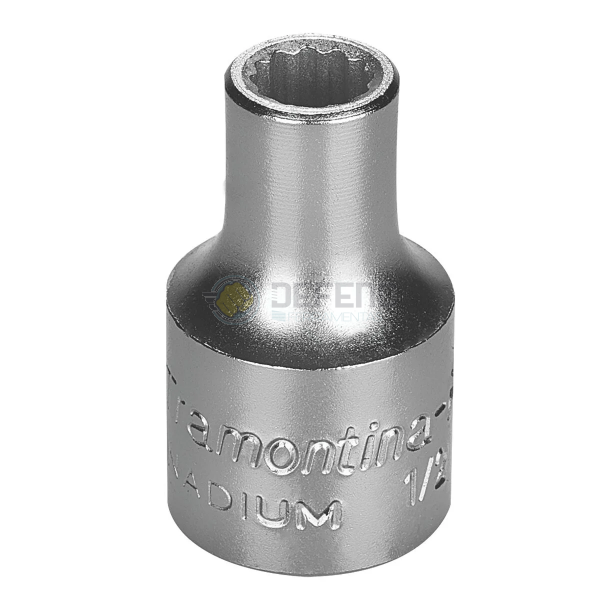 Soquete Estriado em Aço Cromo Vanádio 11 mm - Encaixe 1/2" Tramontina PRO 44833111