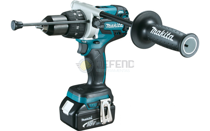 PARAFUSADEIRA/FURADEIRA DE IMPACTO À BATERIA 18V MAKITA - DHP481RTE