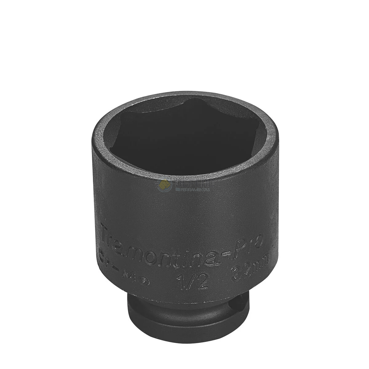 Soquete de Impacto Sextavado em Aço Cromo Molibdênio 32 mm - Encaixe 1/2'' Tramontina PRO 44880132