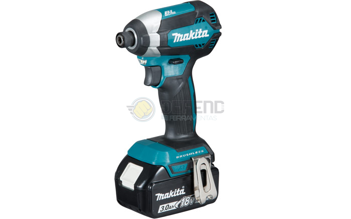 PARAFUSADEIRA DE IMPACTO A BATERIA 18V MAKITA - DTD153RFE 