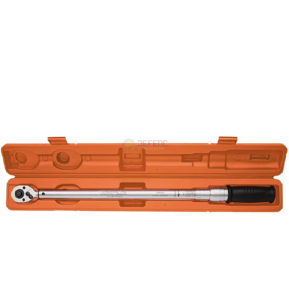 Torquímetro de Estalo Encaixe 3/8" 20-100 N.m Tramontina PRO 44508201