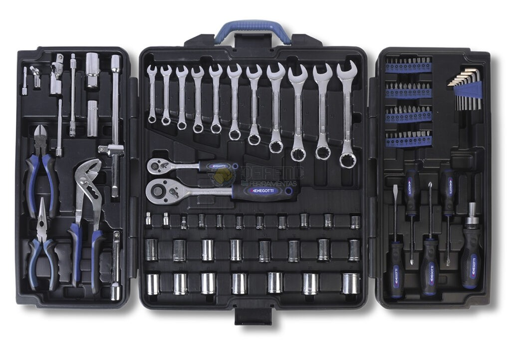 Caixa de Ferramentas Menegotti MAX – 106 Peças