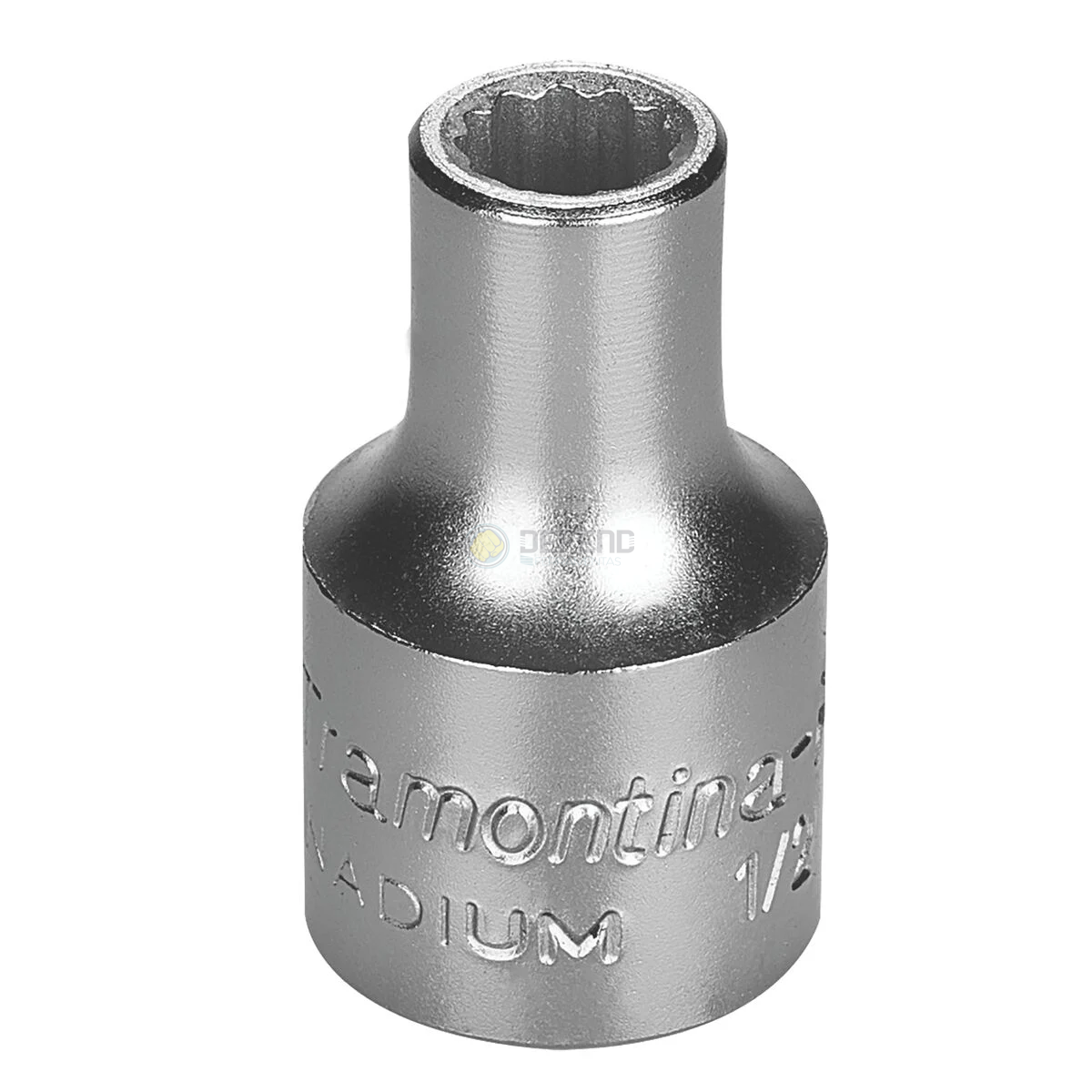 Soquete Estriado em Aço Cromo Vanádio 8 mm - Encaixe 1/2" Tramontina PRO 44833108