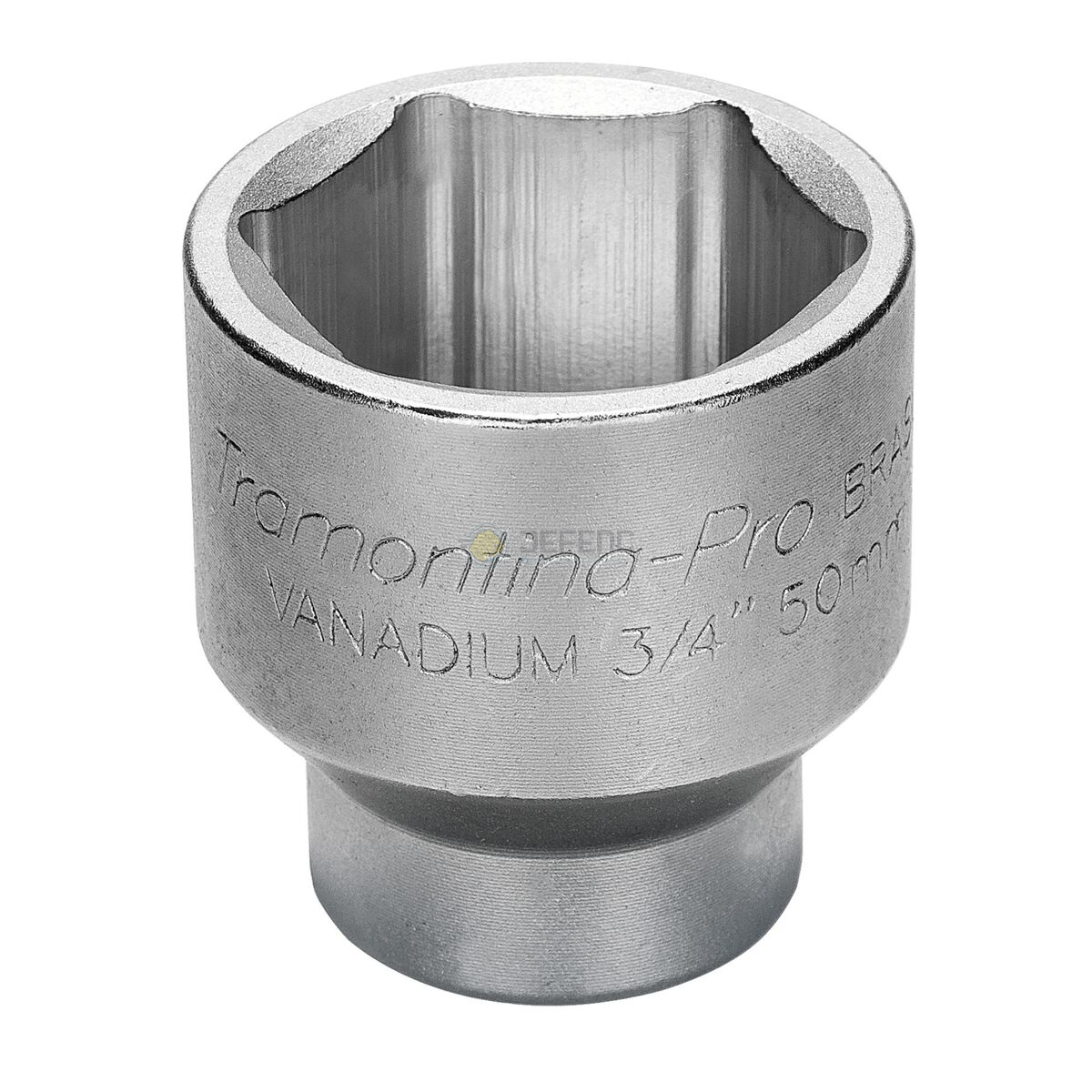 Soquete Sextavado em Aço Cromo Vanádio 18 mm - Encaixe 3/4" Tramontina PRO 44861118
