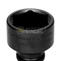 Soquete de Impacto Sextavado em Aço Cromo Molibdênio 20 mm - Encaixe 3/4'' Tramontina PRO 44890120