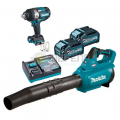 KIT - SOPRADOR DE AR UB001 + CHAVE DE IMPACTO TW001 + 2 BAT BL4040 + 1 CARREGADOR DC40RA MAKITA