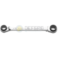 Chave com Catraca 4 Bocas 9/16"x5/8"x11/16"x3/4" Tramontina PRO 44641103