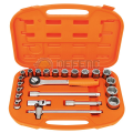 Maleta com Soquetes Xtractor Plus e Acessórios 1/2" Milímetros - 23 Peças Tramontina PRO 44851223